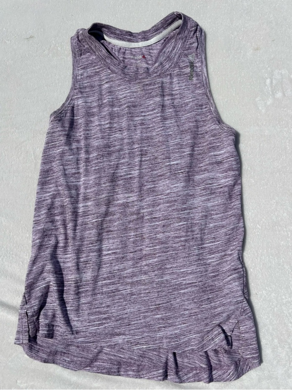 Reebok Women’s Heathered Purple Athletic Tank